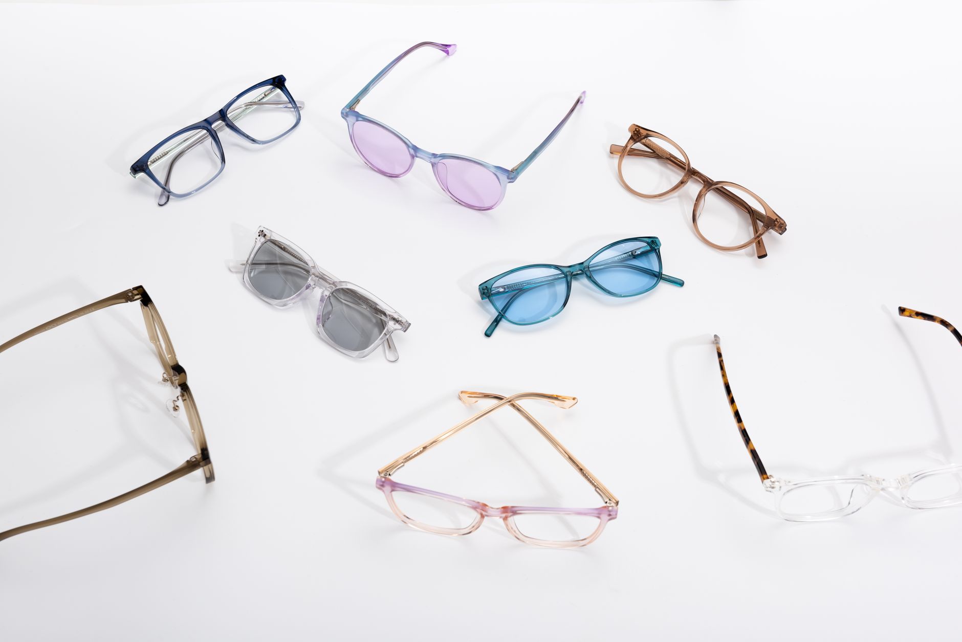 Harbor — Round frames in Hand-polished acetate